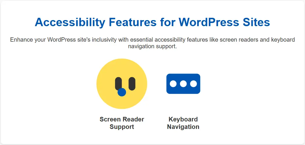 Accessibility Features
