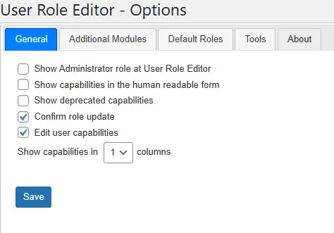 User Role Editor