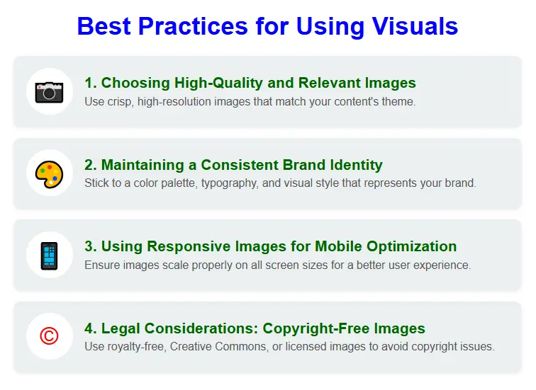Best Practices for Using Visuals