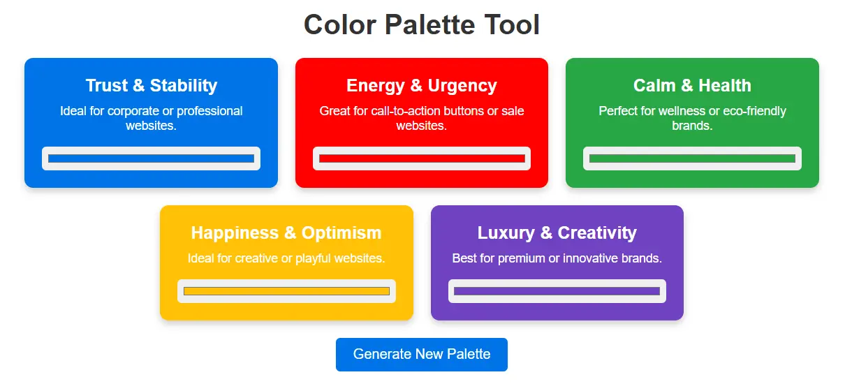 Color Palette Tool