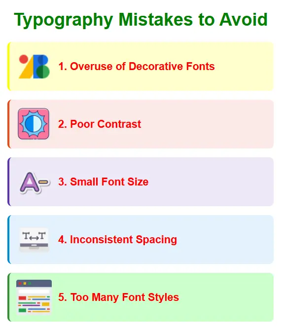 Typography Mistakes to Avoid