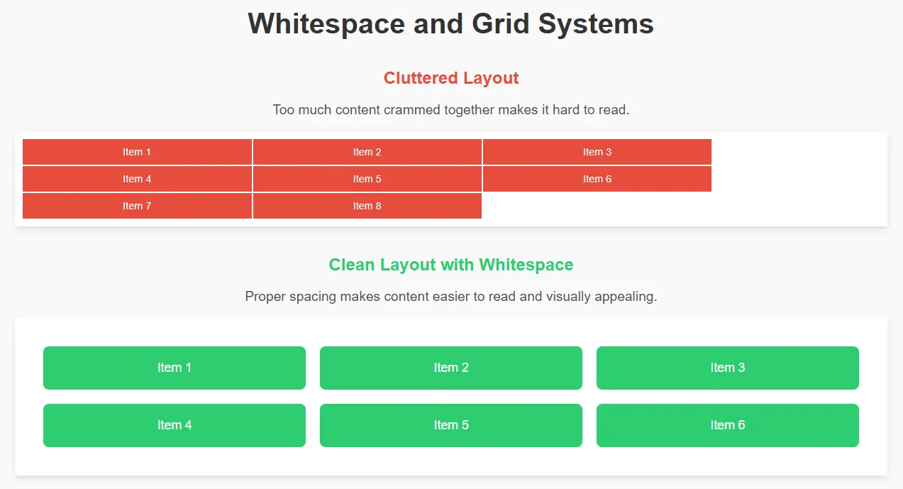 Whitespace and Grid Systems