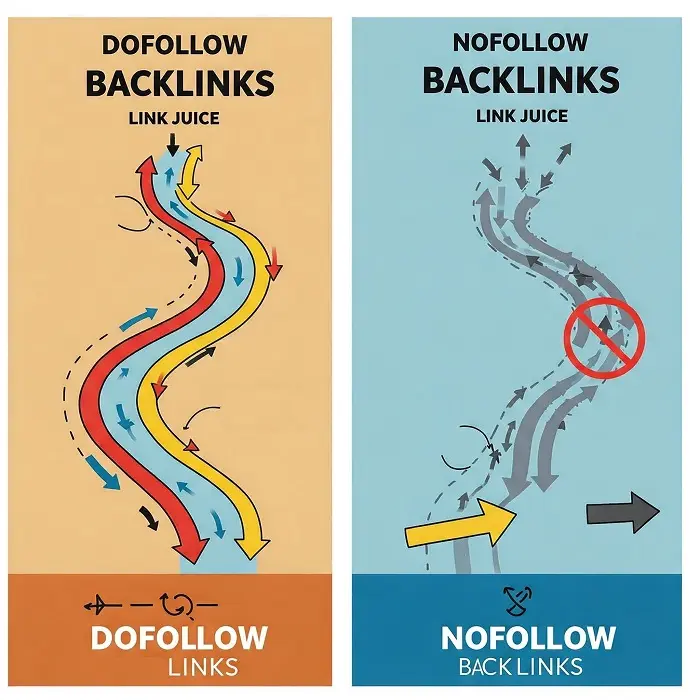 Dofollow vs Nofollow Backlinks