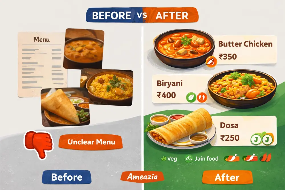 Interactive Digital Menu