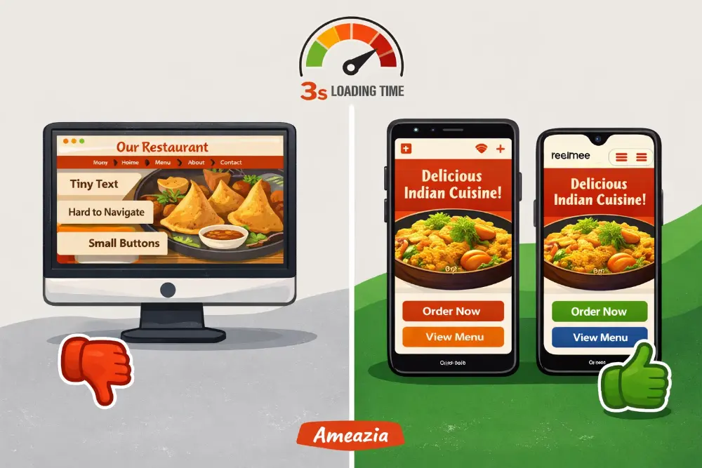 Mobile-First Restaurant Website Design