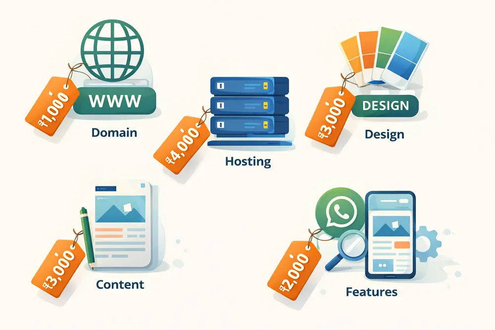 Website Cost Components