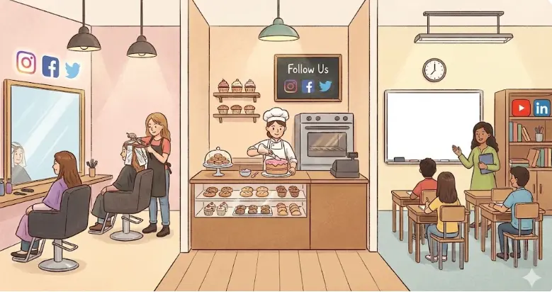 social media presence